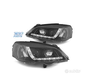 FARI OPEL ASTRA G 94-97 LUCE DIURNA A LED FONDO NE
