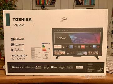 Smart TV Toshiba VIDAA 50 Pollici 4K - Nuovo