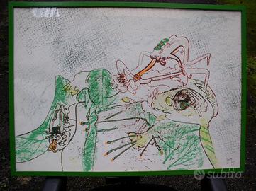 Roberto Matta - Litografia Firmata "Esoterica"