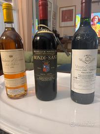 Vini pregiati yquem  brunello biondi santi
