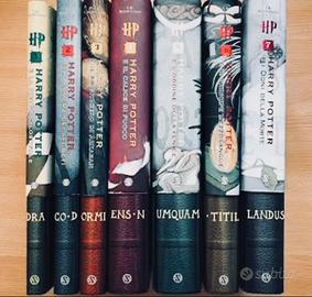Libri saga harry potter motto latino