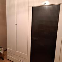 mobile con letto a scomparsa, armadio / mensole