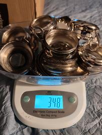 Lotto Servizio Caffè Vintage in Argento 800