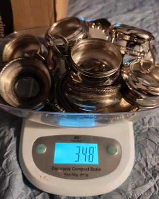 Lotto Servizio Caffè Vintage in Argento 800