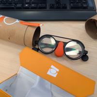 Brilliant Labs frame + RX Clip-on Black