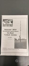 Antenna Radioamatori BUTTERNUT HF-6v verticale
