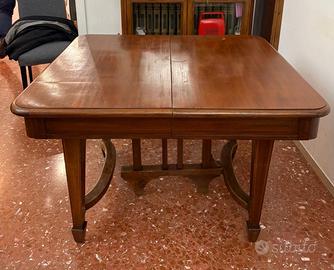 Tavolo allungabile inizi ‘900 stile Liberty