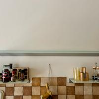 Set 3 mensole vetro satinato 2 piccole + 1 grande