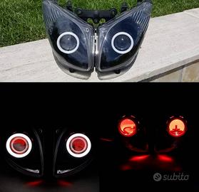 Fari Angel Eyes Bixeno/Bi-Led Yamaha T-max