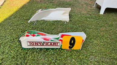 Plastiche e supporti Tony Kart originali