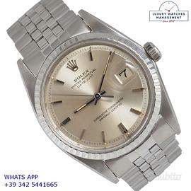 ROLEX  Datejust 1603 Soleil silver to tritium dial