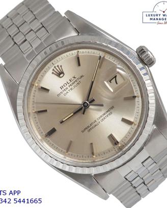 ROLEX  Datejust 1603 Soleil silver to tritium dial