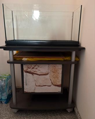 Acquario 100litri con mobile e accessori