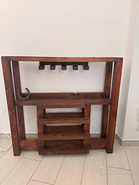 Cantinetta Mobile Artigianale, legno rustico