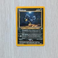 Carta Pokemon tcg Murkrow Neo Genesis rara ita NM