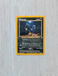 Carta Pokemon tcg Murkrow Neo Genesis rara ita NM