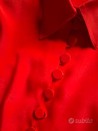 camicia rosso ferrari/ chemise rouge