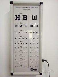 Tavola ottometrica decimale mista retroilluminata