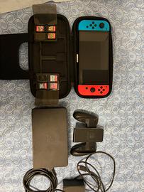 nintedo swtich oled + 7 giochi