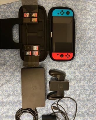 nintedo swtich oled + 7 giochi