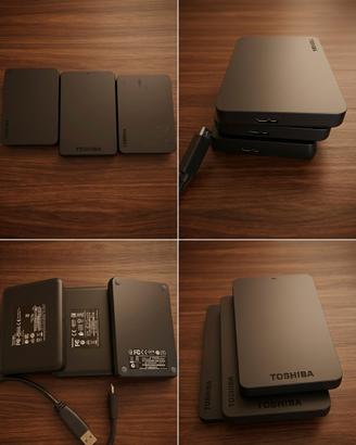 Hard Disk esterno Toshiba  1 tb + 1tb  HDD