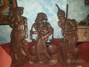 statue in legno di pregio
