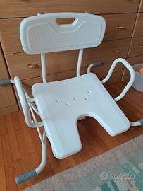 sedia girevole vasca da bagno 
