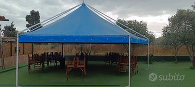 Tendone gazebo esterno 60mq