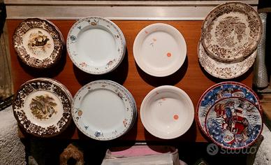 Piccola collezione privata di piatti in ceramica.