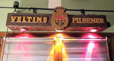 Insegna lampadario birra