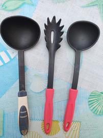3 utensili da cucina vintage in nylon