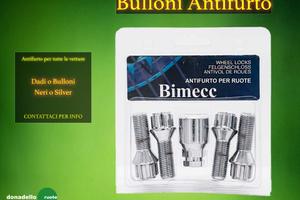 Bulloneria Antifurto per diverse vetture