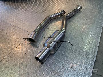 Scarico in titanio mazda rx7 fd3s