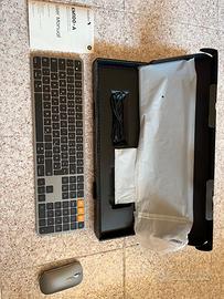 ProtoArc Tastiera e mouse Bluetooth per Mac, KM100