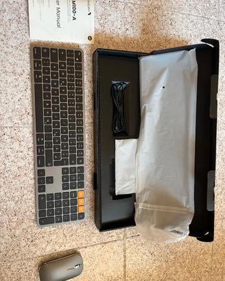 ProtoArc Tastiera e mouse Bluetooth per Mac, KM100