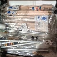 Accessori asta e 3 scovolini vari calibri