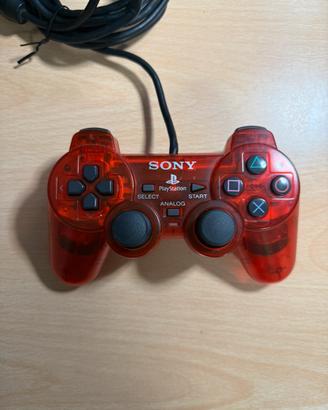 Joysick PS2 SONY Rosso trasparente