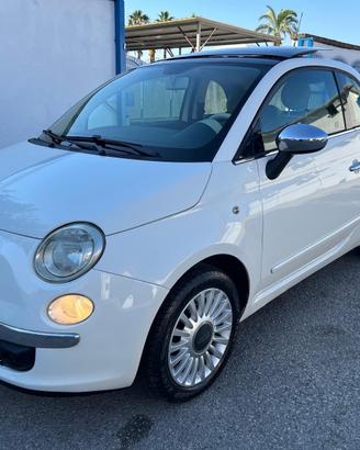 Fiat 500 Lounge 1.2 benz-tetto apri-2008