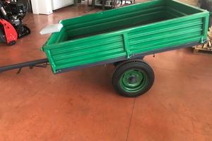 Carro per motocoltivatore ribaltabile