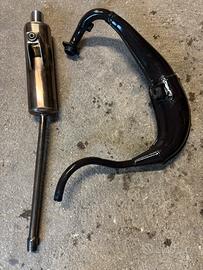 Marmitta completa originale  derbi gpr 50