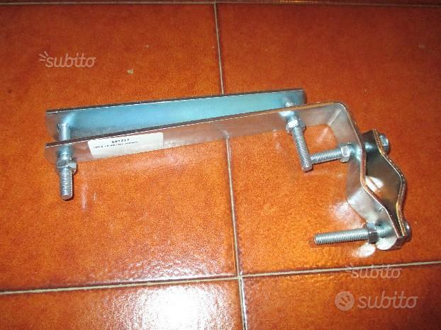 zanca da tassellare staffa tipo emilia fissaggio antenna tv palo pari