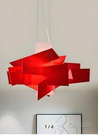 Lampada rossa replica della big bang