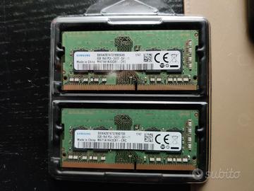 2 banchi ram ddr4 16 gb (8gb x2)