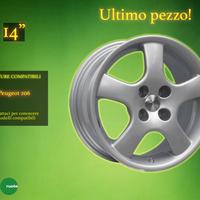 Cerchio in Lega OZ Polaris 14" per Peugeot 206