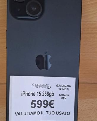 IPHONE 15 256GB