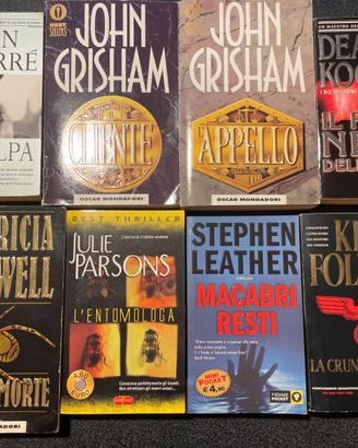 Lotto di 8 libri Thriller, gialli e spionaggio