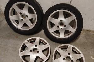 4 Cerchi in lega da 15 per Smart Fortwo 450 451