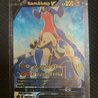 Garchomp V foil fan art carta da collezione