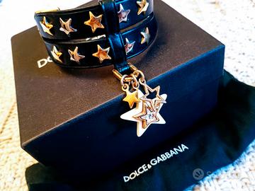 Bracciale Dolce&Gabbana stelle originale in pelle