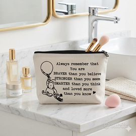Pochette portatrucchi Winnie the Pooh beige